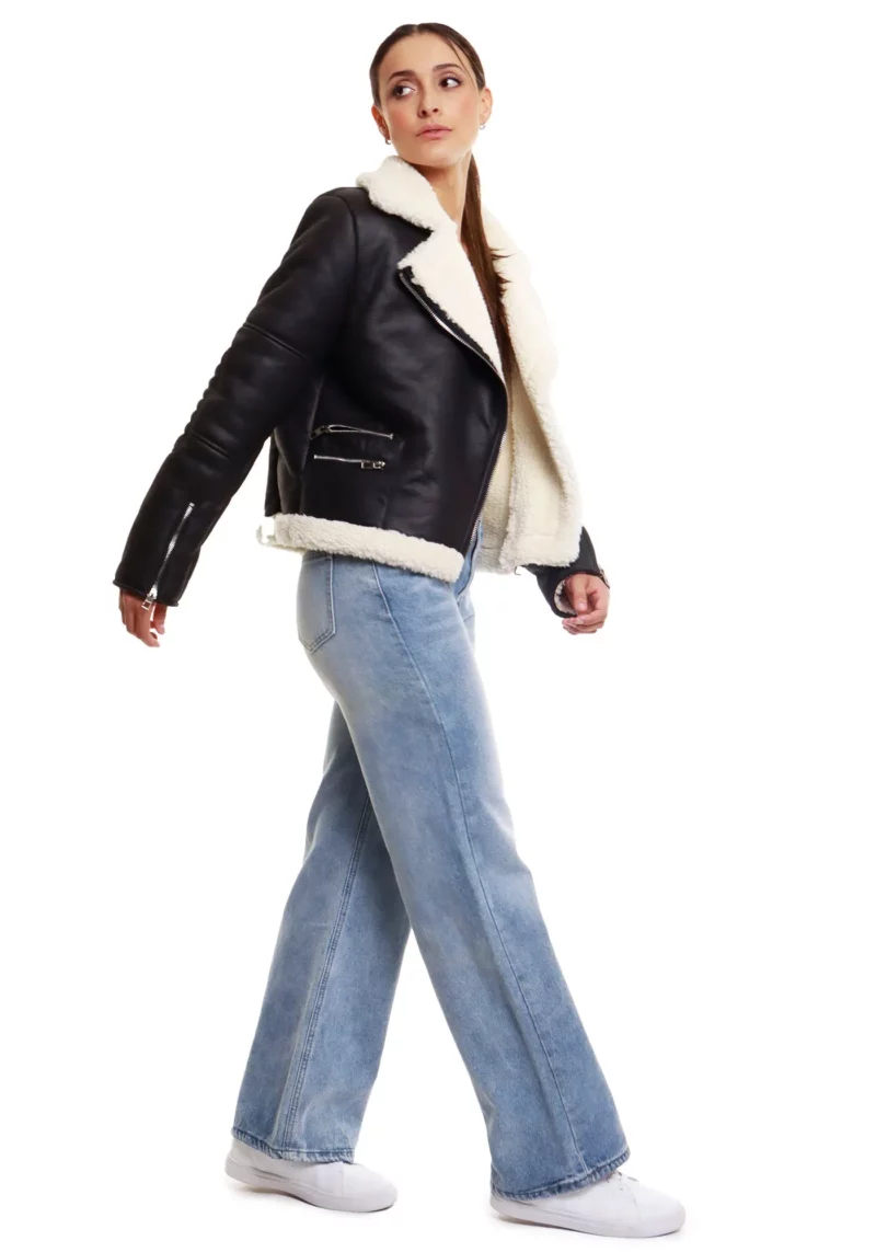 CHAMARRA ANKARA DC EFECTO PIEL (2) chamarras de mujer por mayoreo | ropa por mayoreo